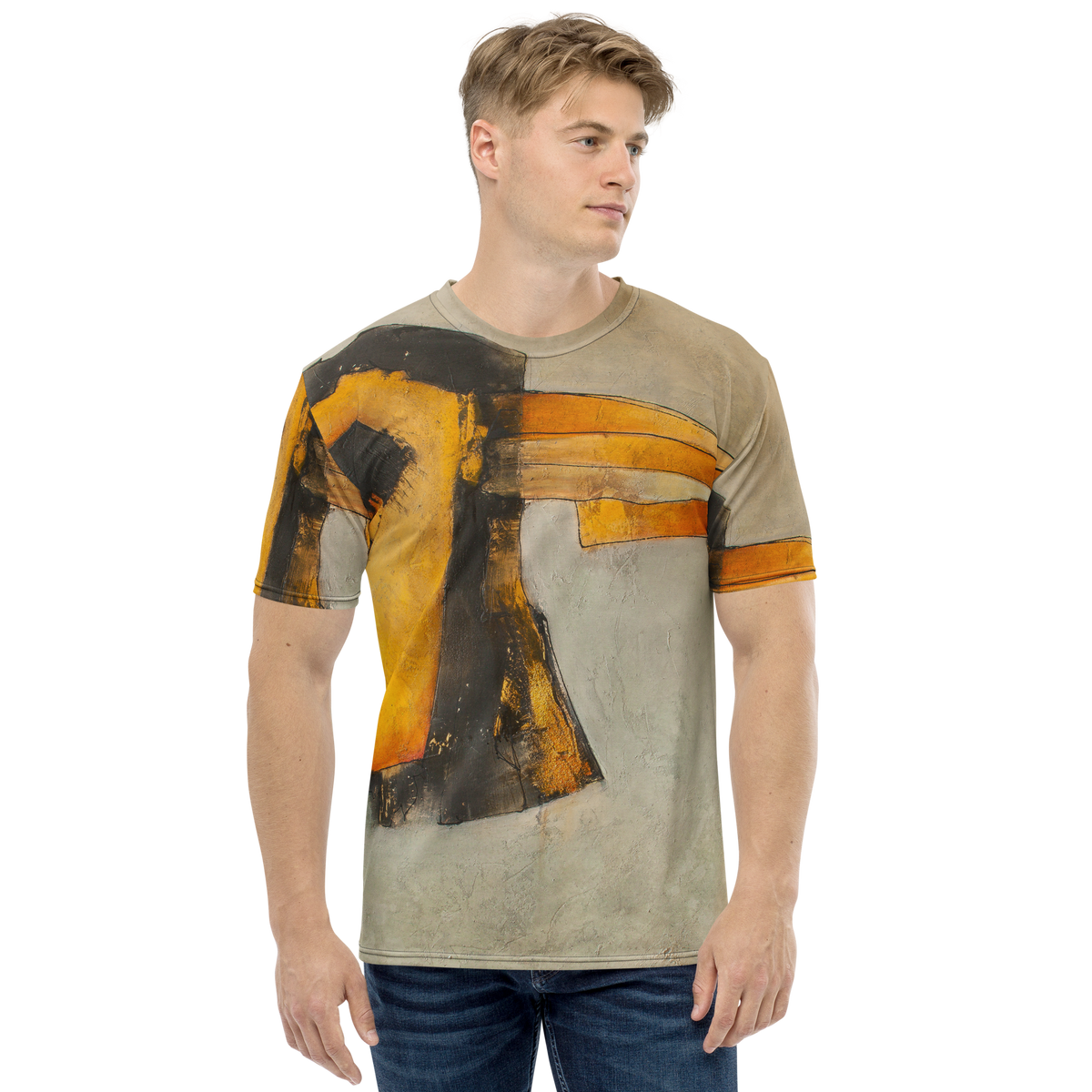 T-Shirt mit Kunstmotiv ERDFEUER