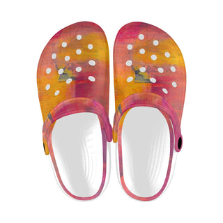 ABSTRAKT ART Clogs, Motiv FARBKLANG