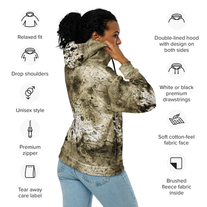 GRUNGE Unisex zip hoodie