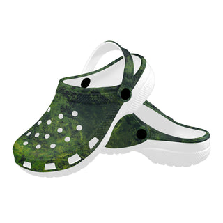 CAMOUFLAGE GRÜN Clogs