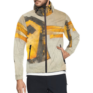 ABSTRAKT ART Unisex Windjacke, Motiv ERDFEUER