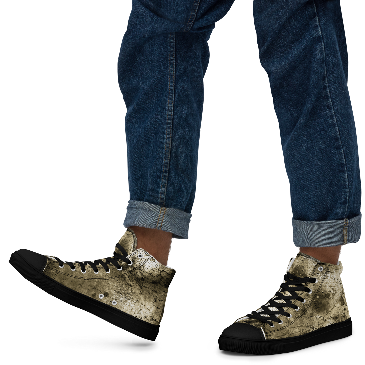 GRUNGE Men’s high top canvas shoes