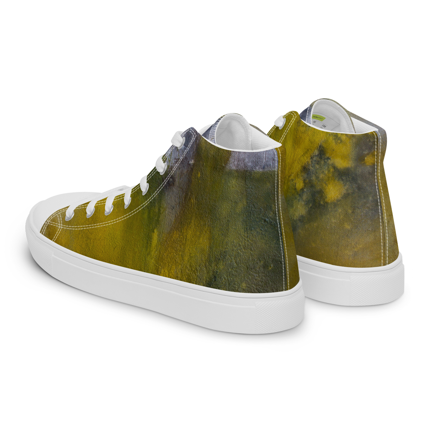 ERDGRÜN High-Top Leinenschuhe für Damen